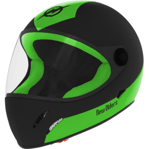 Visão frontal capacete Super Race New Olders